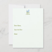 Iris Bloemen Plat Kaart (Achterkant)