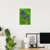 Iris Bloemen Poster (Thuiskantoor)