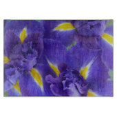 Iris bloemen snijplank (Voorkant)