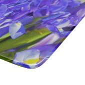 Iris bloemen snijplank (Hoek)