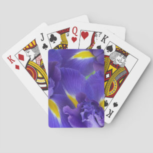 Iris bloemen speelkaarten