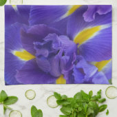 Iris bloemen theedoek (Gevouwen)