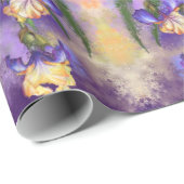 Iris Bloemen Wrapping Papier Irisen (Rol Hoek)