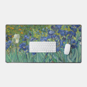 Iris, bloemenschilderij in olieverf, Vincent Van G Bureaumat (Keyboard & Muis)