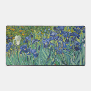 Iris, bloemenschilderij in olieverf, Vincent Van G Bureaumat
