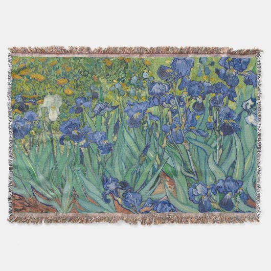 Iris, bloemenschilderij in olieverf, Vincent Van G Deken (Voorkant)