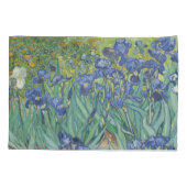 Iris, bloemenschilderij in olieverf, Vincent Van G Kussensloop (Achterkant)