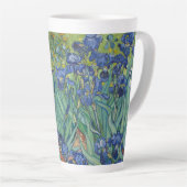 Iris, bloemenschilderij in olieverf, Vincent Van G Latte Mok (Rechterhoek)