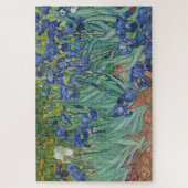 Iris, bloemenschilderij in olieverf, Vincent Van G Legpuzzel (Verticaal)