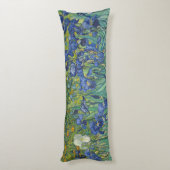 Iris, bloemenschilderij in olieverf, Vincent Van G Lichaamskussen (Achterkant (Verticaal))
