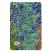 Iris, bloemenschilderij in olieverf, Vincent Van G Magneet (Verticaal)