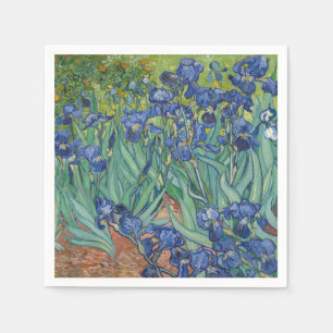 Iris, bloemenschilderij in olieverf, Vincent Van G Servet