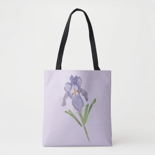 Iris bloemenschilderij tote bag (Voorkant)