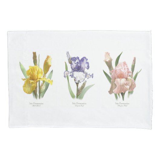 Iris Bloementuin Kussensloop (Voorkant)