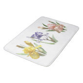 Iris Bloementuinontwerp Badmat (Gekanteld)