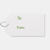 Iris Bloemtuin Bloemen Botanische Kunst Cadeaulabel (Achterkant Horizontaal)