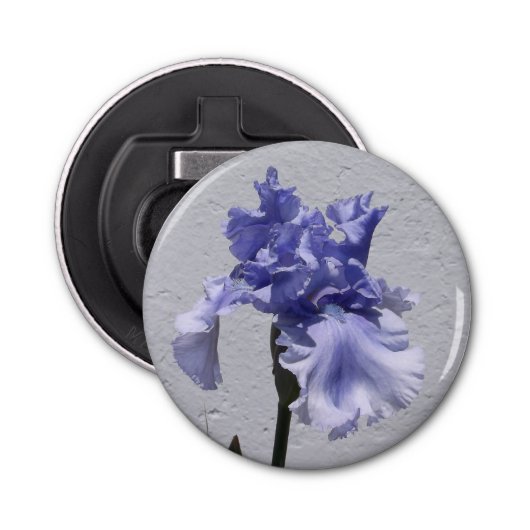 Iris Bloom Button Flesopener (Voorkant)