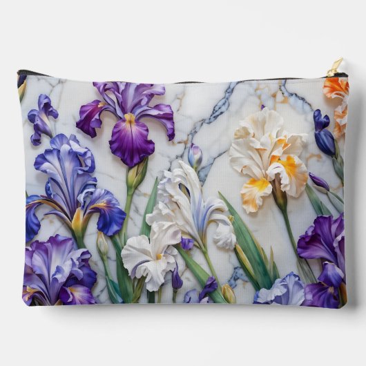 Iris Bloom Toiletartikelen en sieraden tas (Achterkant)