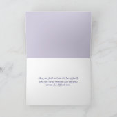 Iris boeket sympathie kaart (Binnen)