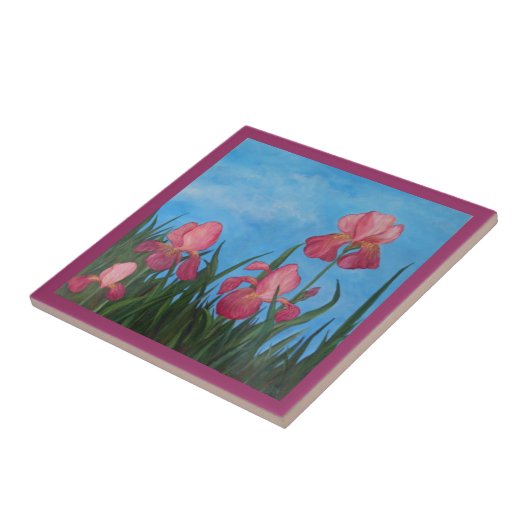 Iris Border Tegel Tegeltje (Zijkant)