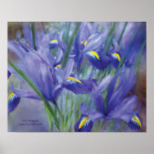 Iris Bouquet Art Poster/Print Poster (Voorkant)