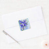 Iris Bouquet Flower Painting Sticker (Envelop)