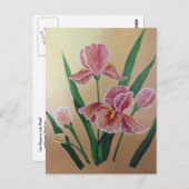 Iris Briefkaart (Voorkant / Achterkant)