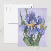 Iris Briefkaart (Voorkant / Achterkant)