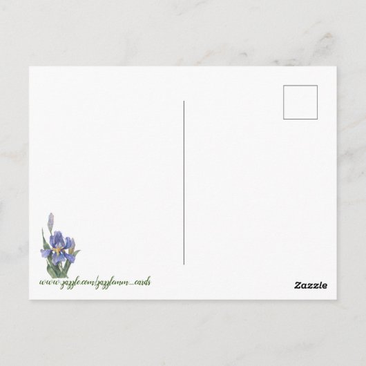 Iris Briefkaart (Achterkant)