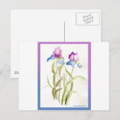Iris Briefkaart (Voorkant / Achterkant)