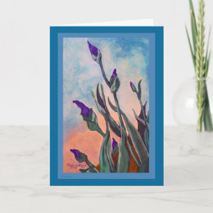 Iris Buds-Wenskaart Kaart