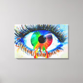 Iris Canvas Afdruk (Voorkant)