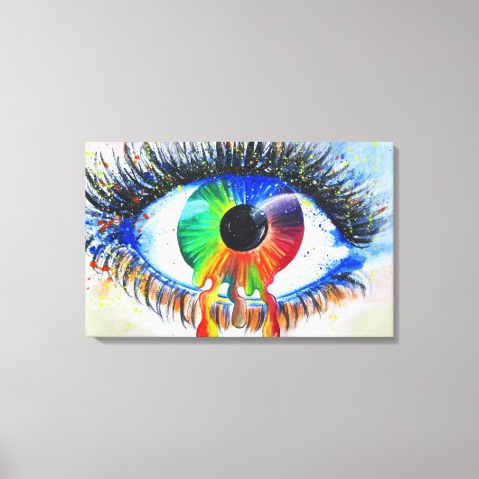 Iris Canvas Afdruk (Voorkant)