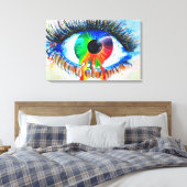 Iris Canvas Afdruk (Insitu (Slaapkamer))