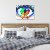 Iris Canvas Afdruk (Insitu (Slaapkamer))