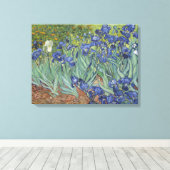 Iris Canvas Afdruk (Insitu (Houten vloer))