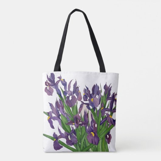 Iris Canvas tas (Achterkant)