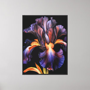 Iris Canvas Wandkunst Afdruk