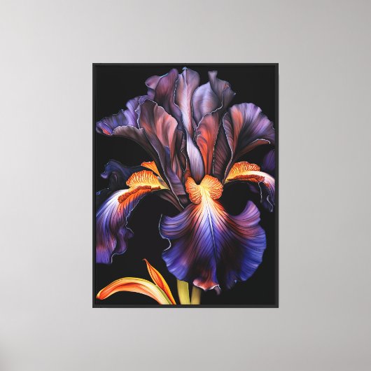 Iris Canvas Wandkunst Afdruk (Voorkant)