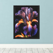 Iris Canvas Wandkunst Afdruk (Insitu (Houten vloer))