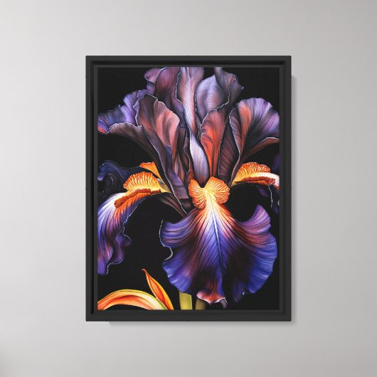 Iris Canvas Wandkunst Afdruk (Voorkant)