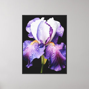 Iris Canvas Wandkunst Afdruk
