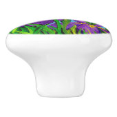 Iris Ceramic Knob. Keramische Knop (Zijkant)