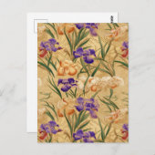 Iris Chiyogami Briefkaart (Voorkant / Achterkant)