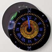 Iris Clock Bronze Button (Voorkant /achterkant)