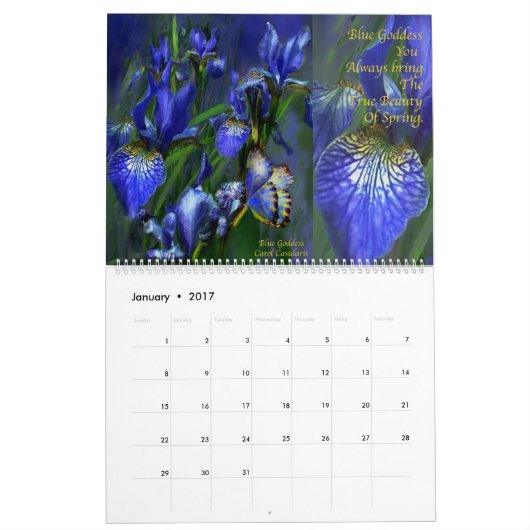 Iris Collectie 2 Art Agenda Kalender (Jan 2017)