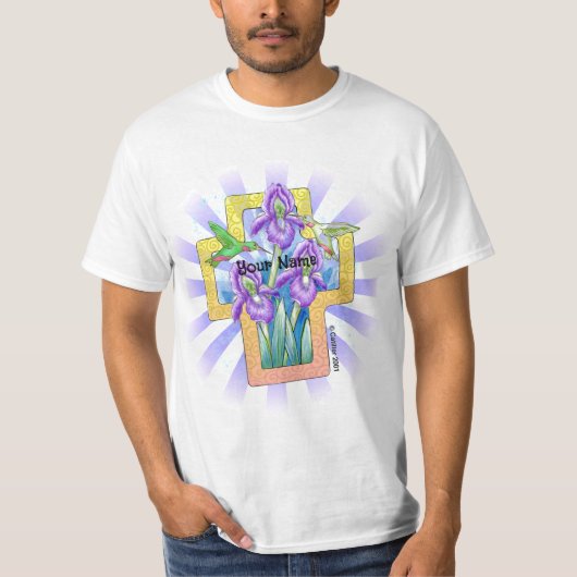 Iris Cross Christelijk T-shirt (Voorkant)