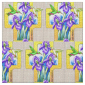 Iris Cross Christelijk Textiel Stof (Close Up)