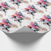 Iris Dancing Fairy Lady  Art Celebrate Cadeaupapier (Hoek)