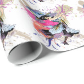 Iris Dancing Fairy Lady  Art Celebrate Cadeaupapier (Rol Hoek)